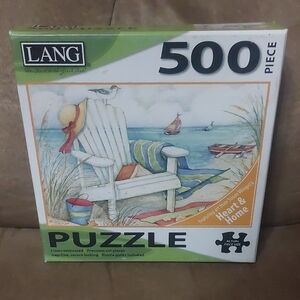 LANG Coastal Scene 500-Piece Puzzle - Multicolor